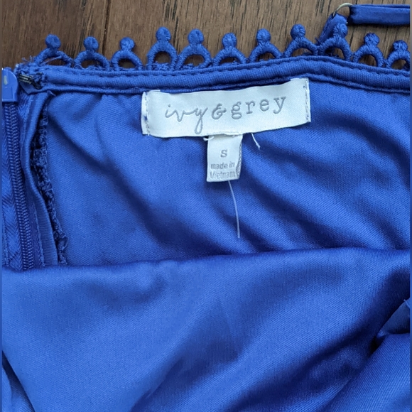 Blue Lace Dress - NWOT - Picture 5 of 6